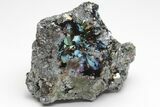 Lustrous, Iridescent Hematite Crystal Cluster - Italy #207083-1